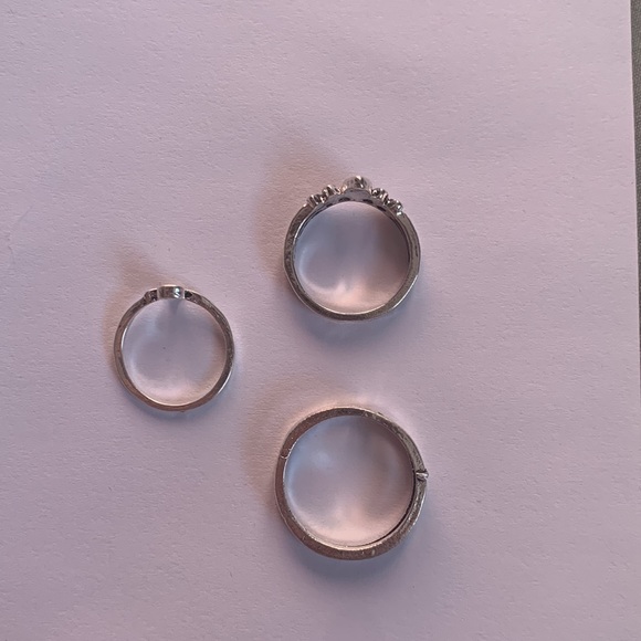 Knuckle rings set of 3 - Picture 2 of 5